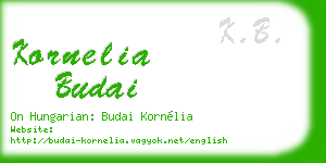 kornelia budai business card