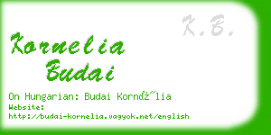 kornelia budai business card